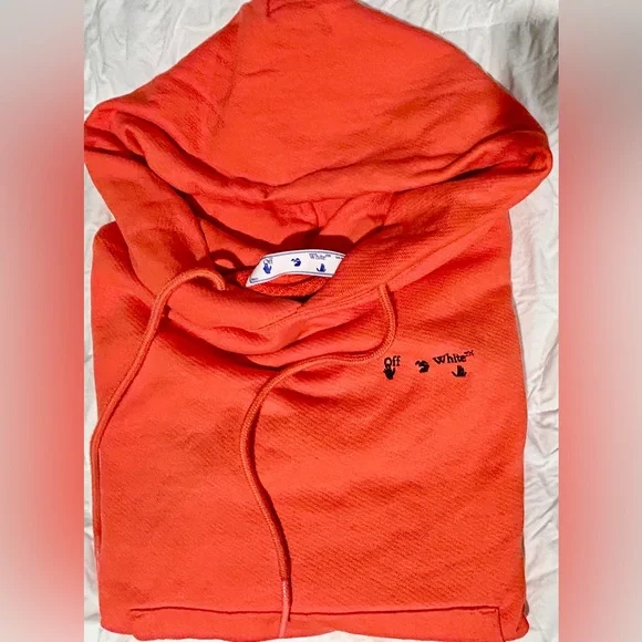 Off-White Hoodie, Virgil Abloh . Excellent. Sz Large.